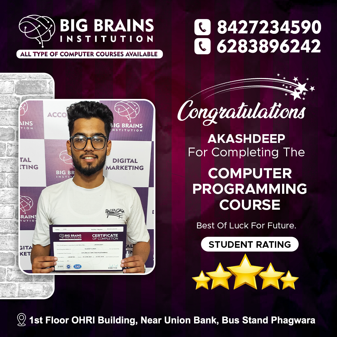 Akashdeep Computer Programming